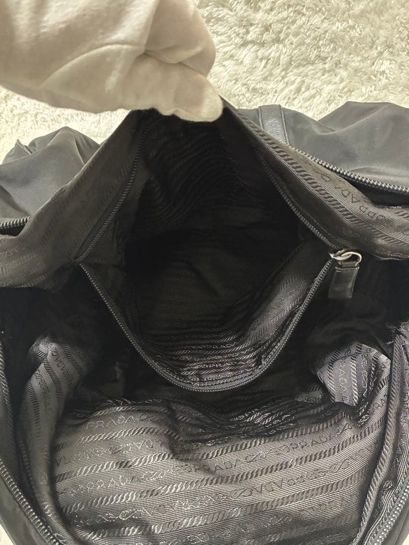 PRADA プラダ　ボストンバック　2way ナイロン　三角ロゴ