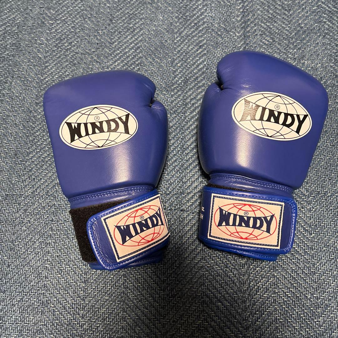 WINDY ボクシンググローブ 14 oz ブルー