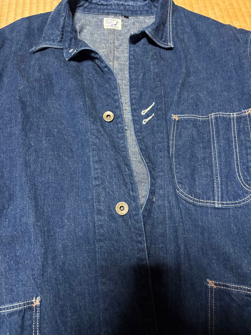 orSlow オアスロウ 40'S 大戦 デニム ルーズフィット カバーオール