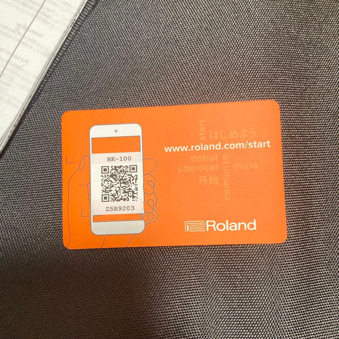 Roland JUSTY HK-100 付属品完備 美品 キーボード