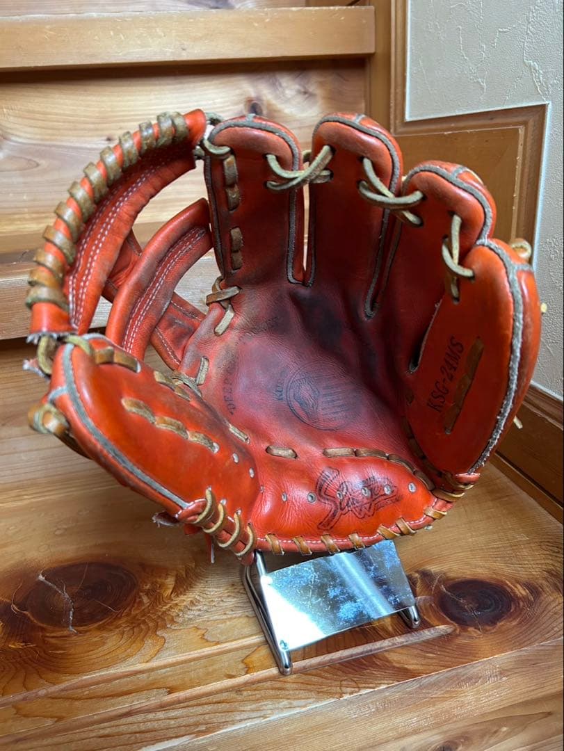 久保田スラッガー　 KSG-24MS オレンジ 硬式野球グローブ