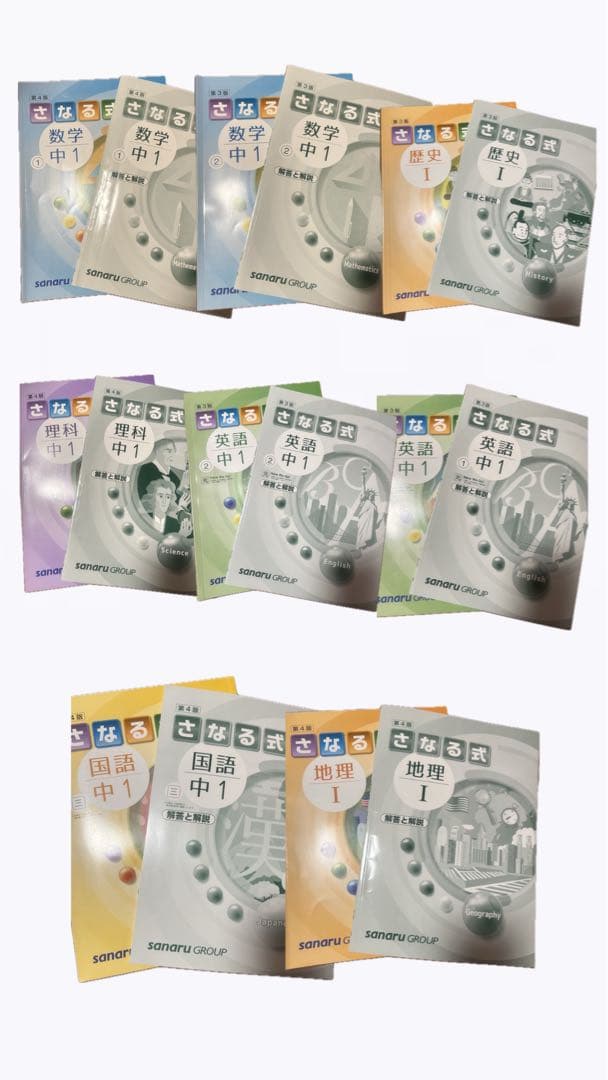 さなる式テキスト 中１ 6教科
