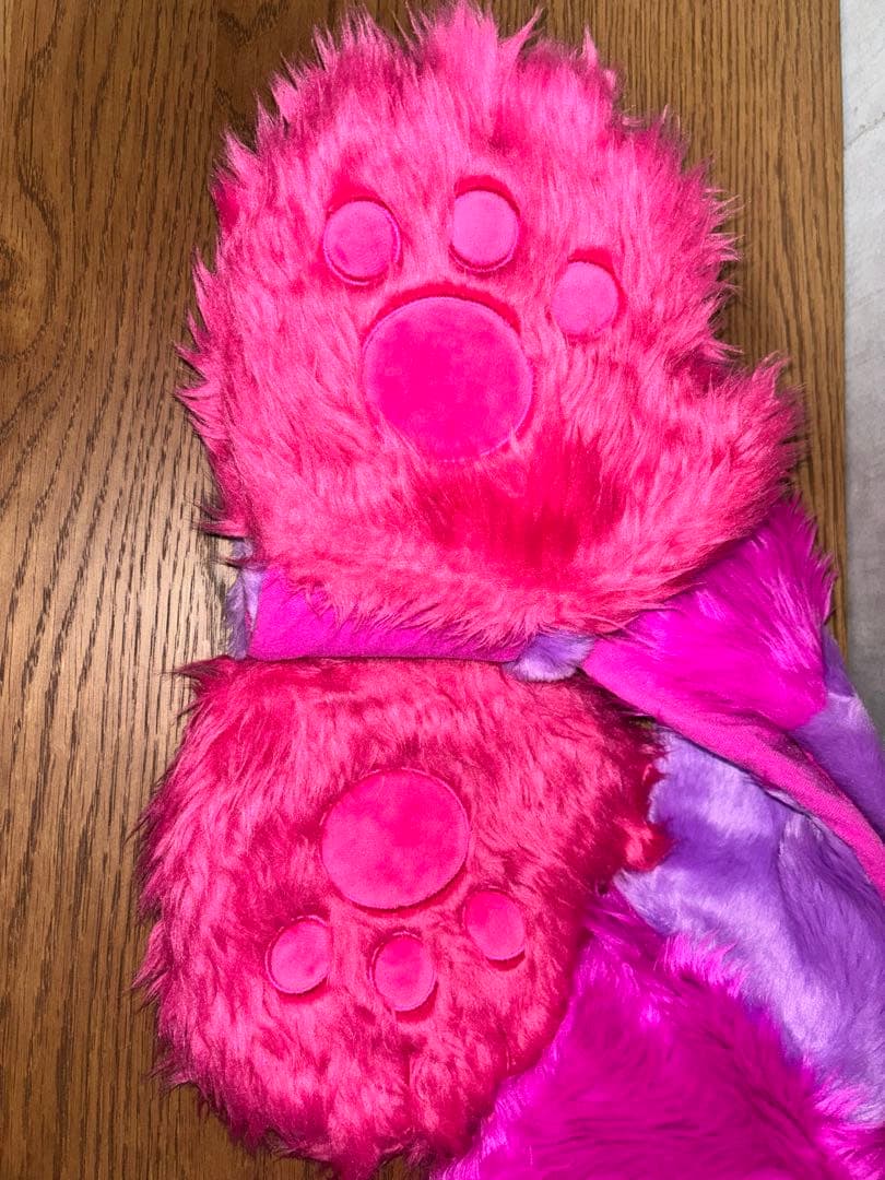 み*こ様 ディズニー チェシャ猫 マフラー ファンキャップ