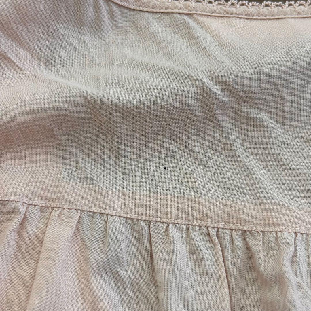 美品＊PINKHOUSE ピンクハウス　総ピコフリル　ローンチュニック　ピンク