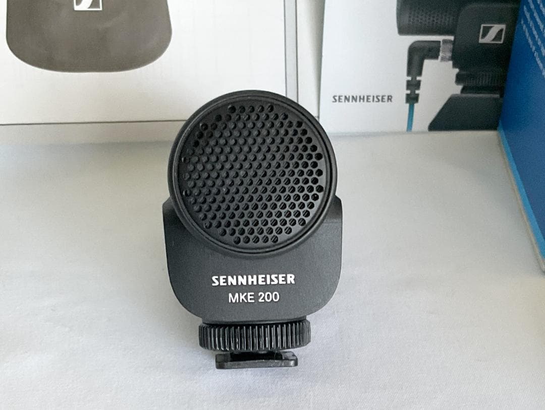 美品◆Sennheiser ゼンハイザー MKE 200◆指向性オンカメラマイク