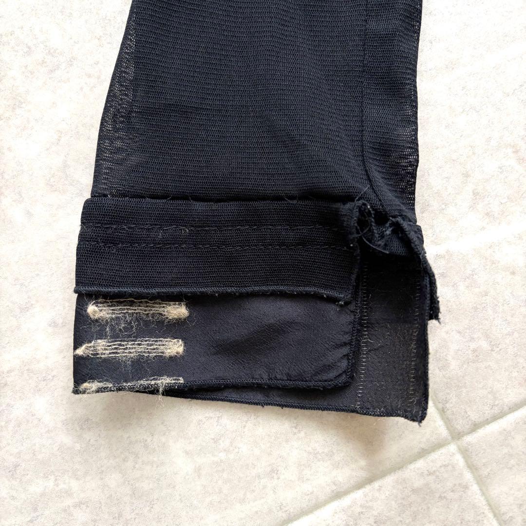 エイココンドウ パワーネット シアー パッチワーク ワンピース チュニック 変形