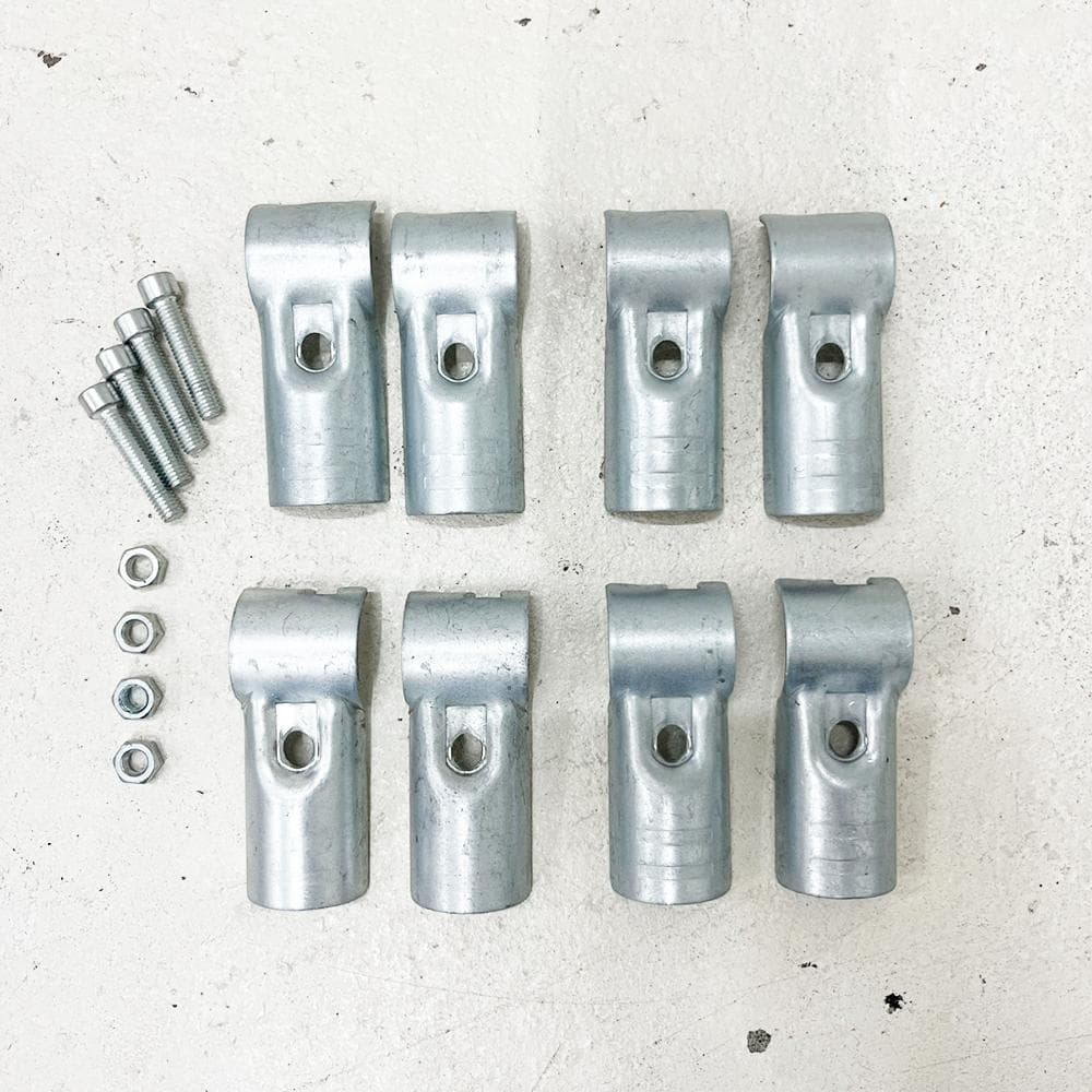 イ*ド様 ハンガーラック 業務用 2段 什器 錆び防止 ガス管 パイプハンガー