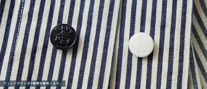 WAIPER.inc 米軍 U.S.NAVY ヒッコリー ジャケット Lサイズ