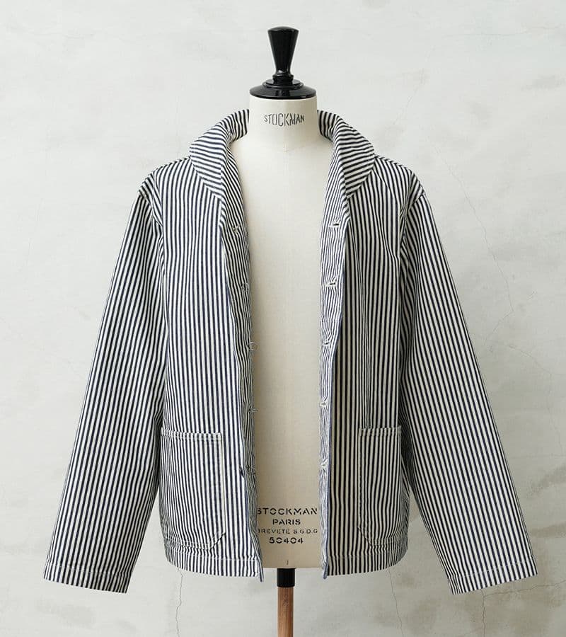 WAIPER.inc 米軍 U.S.NAVY ヒッコリー ジャケット Lサイズ