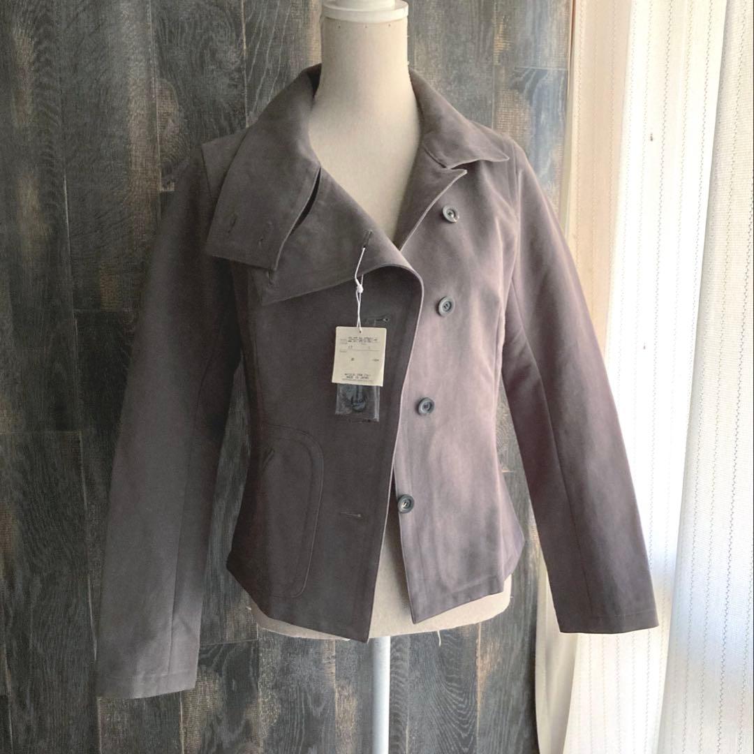 DES PRES 新品未使用 ジャケット コート コットン 厚手 ダークグレー