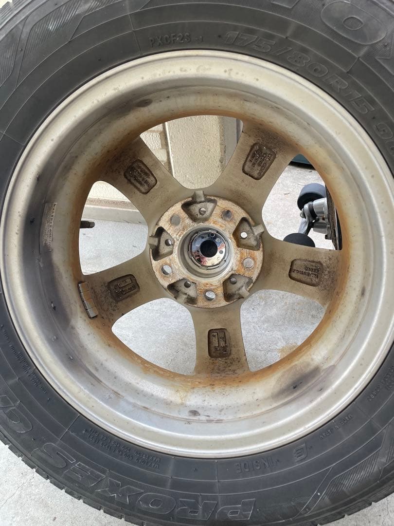 15インチアルミホイール 三菱パジェロミニ等　手渡し！