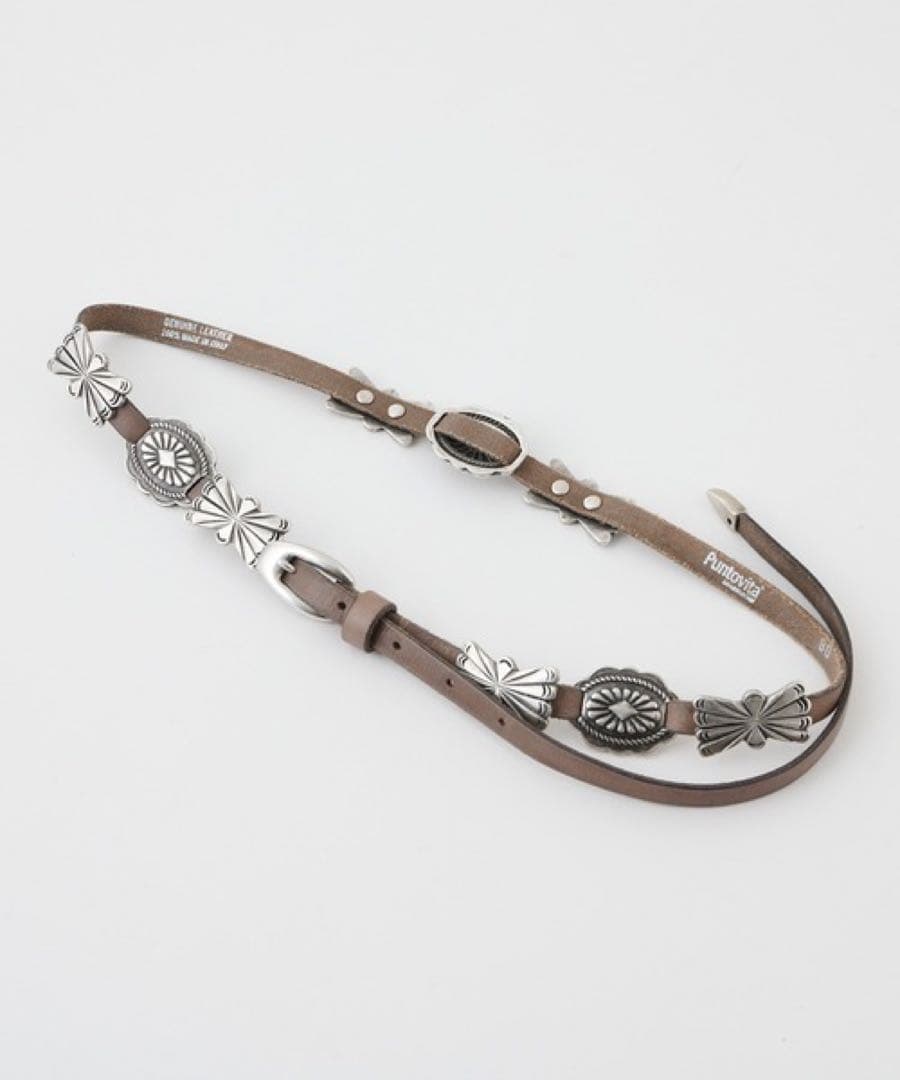 新品未使用　Puntovita プントヴィータ　コンチョ細ベルト　ウィムガゼット