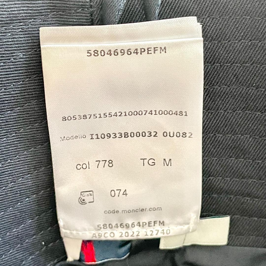 モンクレール 帽子 バケットハット バケハ メンズ レディース M コットン