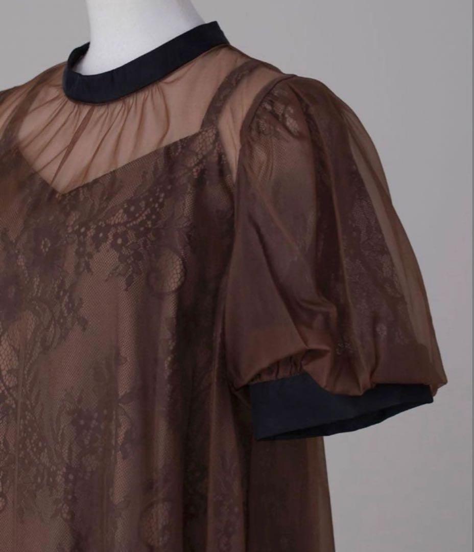 ★新品★ドリードール　Aラインシアードレス　ブラウン　M