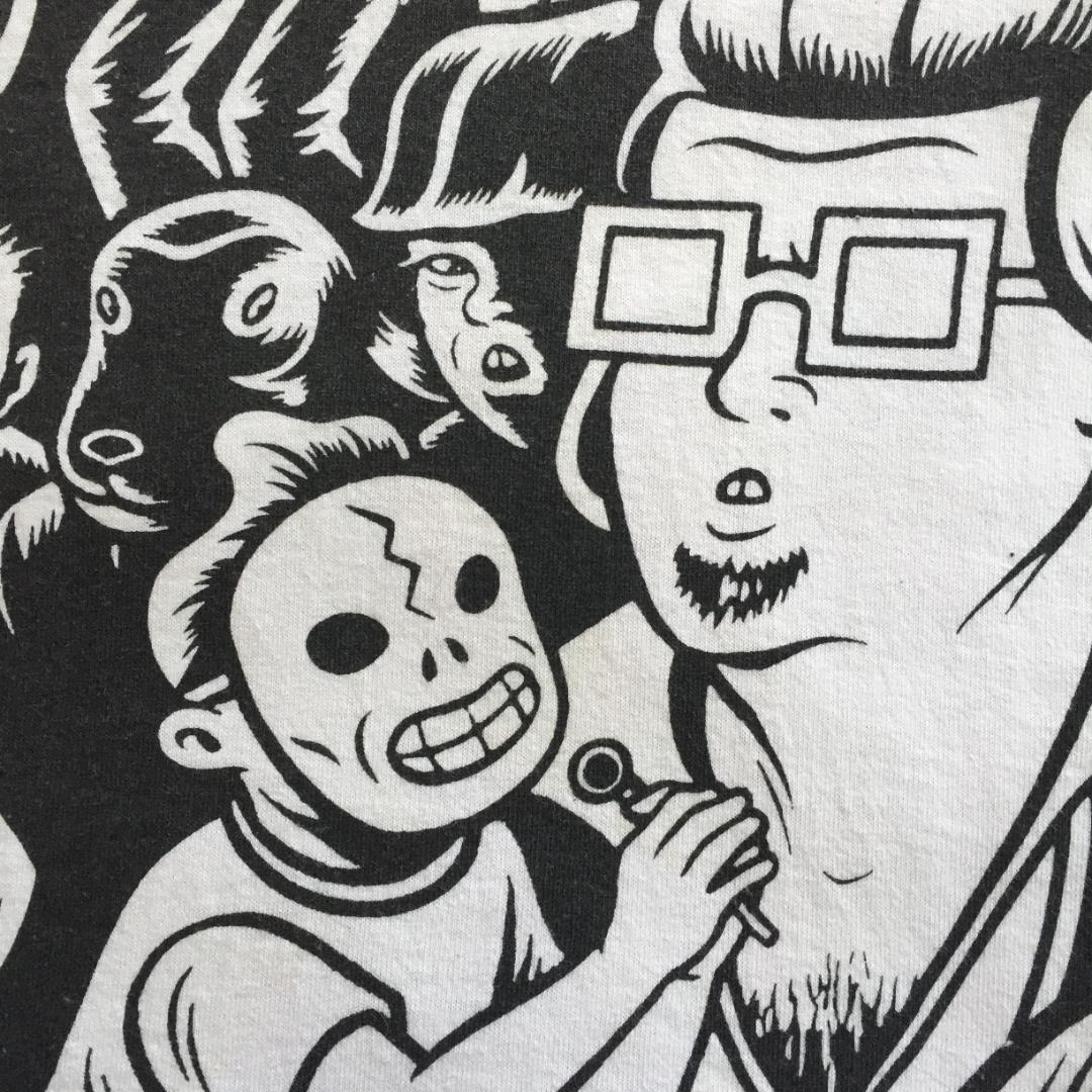 ビンテージ Iggy Pop Brick by Brick 総柄Tシャツ