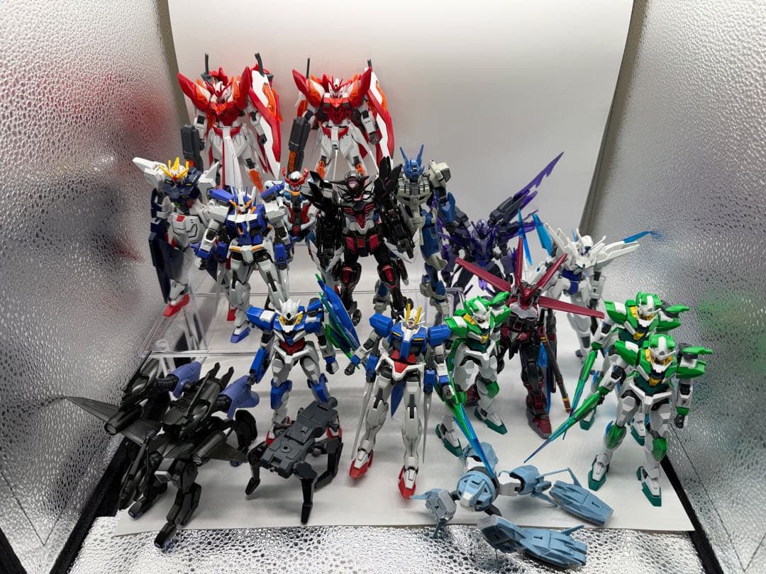 HG 1/144 シアクアンタ、ダブルオー ビルド系 ガンプラまとめ売り