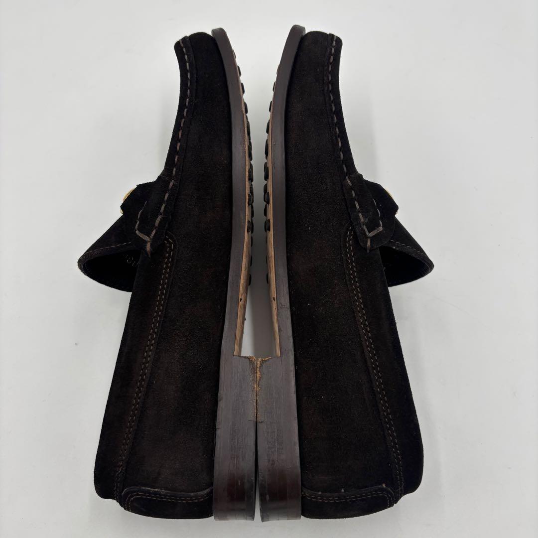 GUCCI グッチ ホースビット スエード ローファー ブラック 約24.5㎝