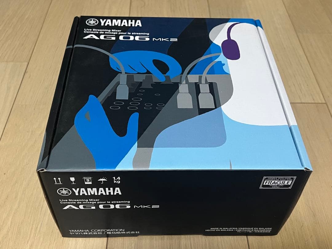 YAMAHA AG06 MK2 ミキサー/キャリーバッグ付き