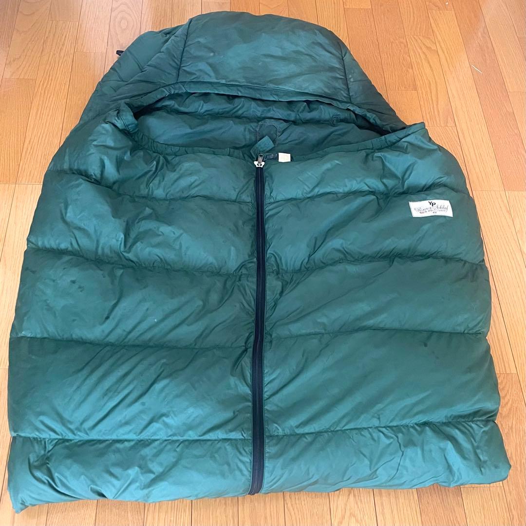 定価27万円★湧命力 パワーシュラフ ラージ グリーン 寝具 寝袋 ユー 中古
