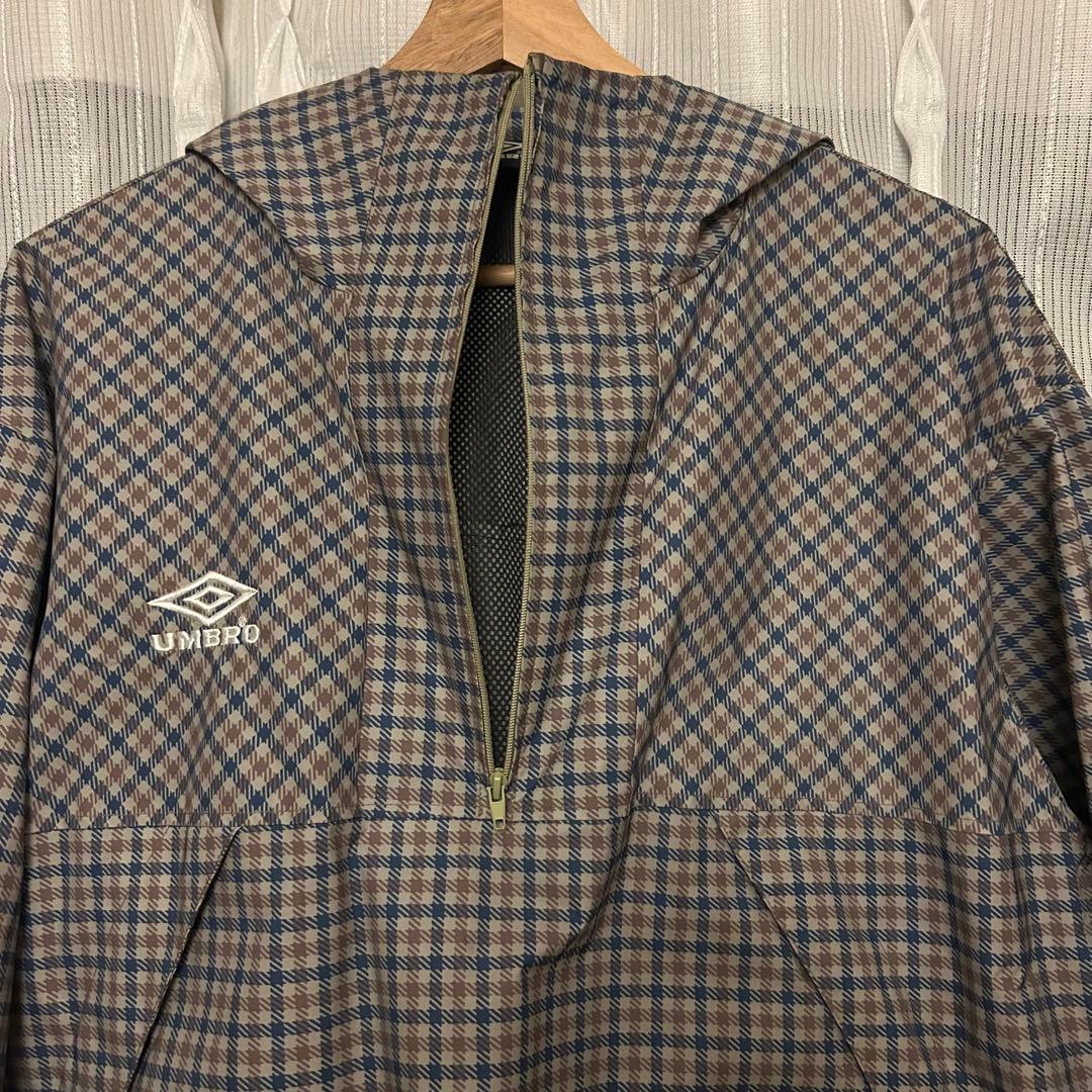 フリークスストア UMBRO チェック柄 ナイロンジャケット