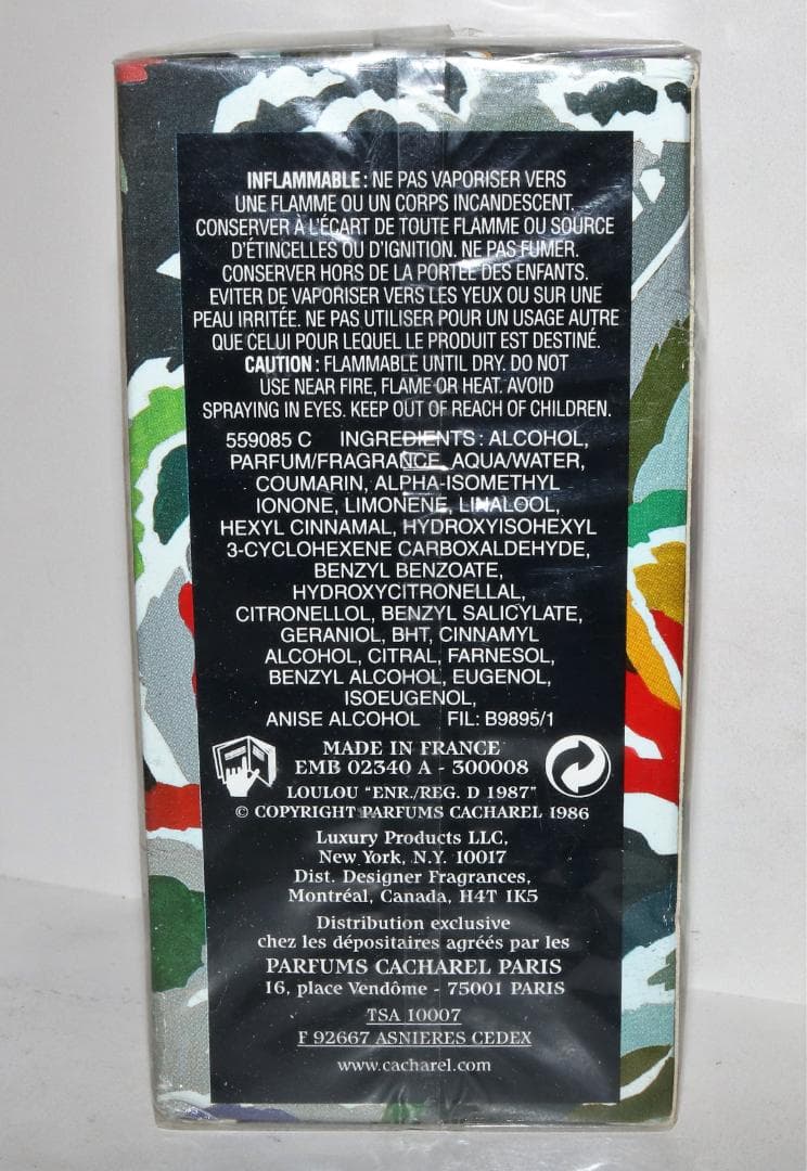 未開封 CACHAREL キャシャレル ルールー EDP 香水 50ml