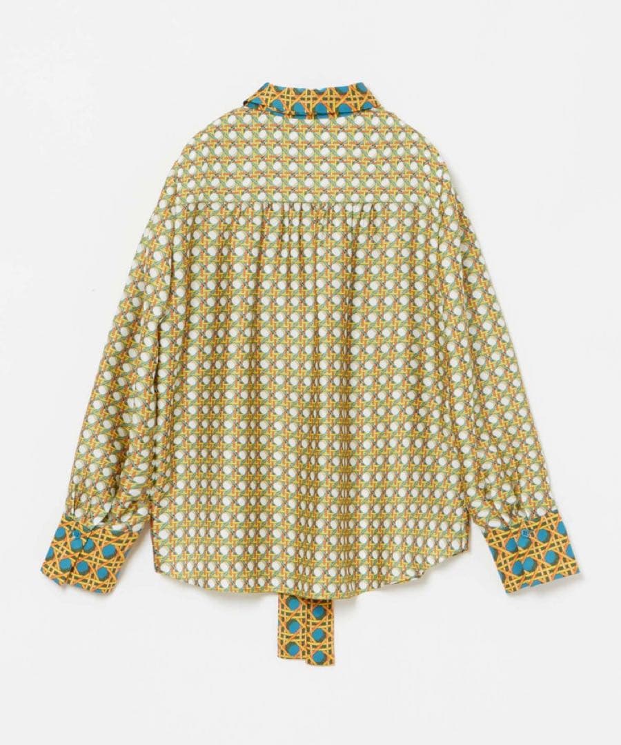 【新品未使用タグ付き】LOULOU WILLOUGHBYボウタイブラウスイエロー