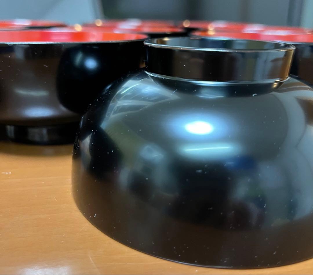 伝統工芸　川連漆器　お椀　10個