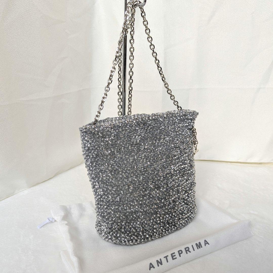アンテプリマ スティローゾ ワイヤーバッグ ミディアム シルバー ♦ちいまか様♦