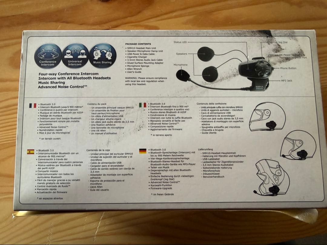 アクセサリー S896 SENA SMH10 Motorcycle Bluetooth