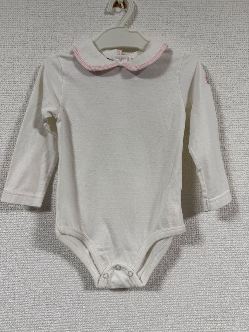 プーさん　ベビーロンパース　オーバーオール　ヴィンテージ　古着　24M