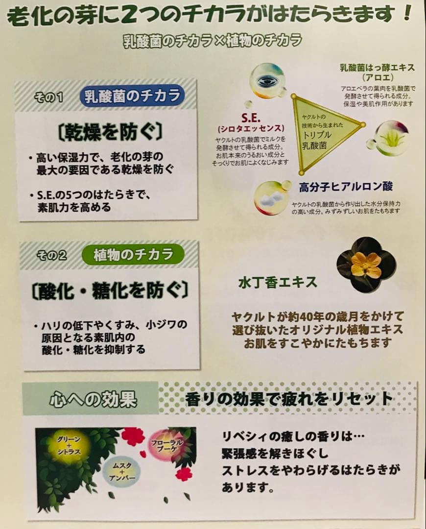 chocolat ヤクルト リベシィ クレンジング クリーム ミニボトル