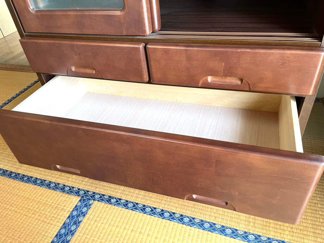 ノダ工芸　キャビネット　食器棚　幅80×高160 ⭐︎10月中旬廃棄予定⭐︎