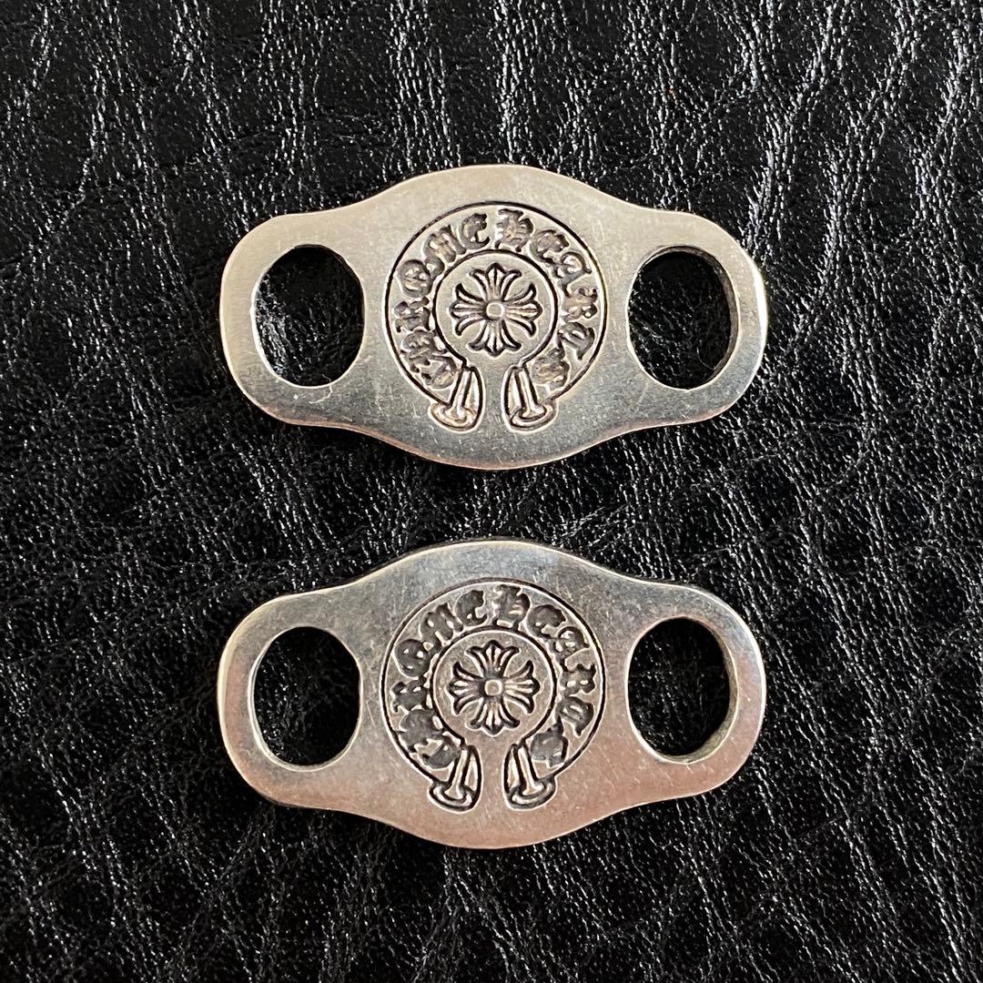 クロムハーツ シューレース ストッパー キーパー スニーカー ホースシュー 2個