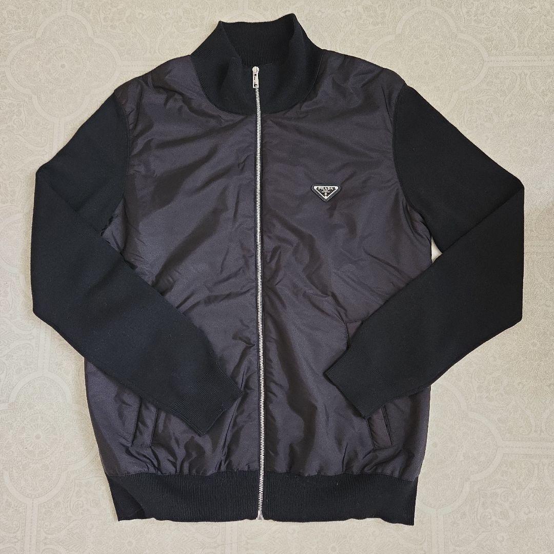 PRADA ナイロンニットジャケット サイズ56　美品