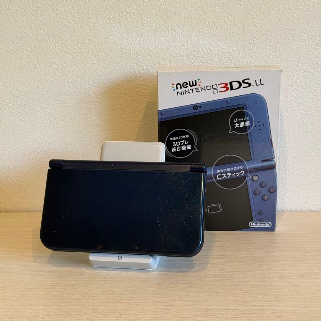 【訳ありジャンク】Newニンテンドー3DS LL メタリックブルー 3-036