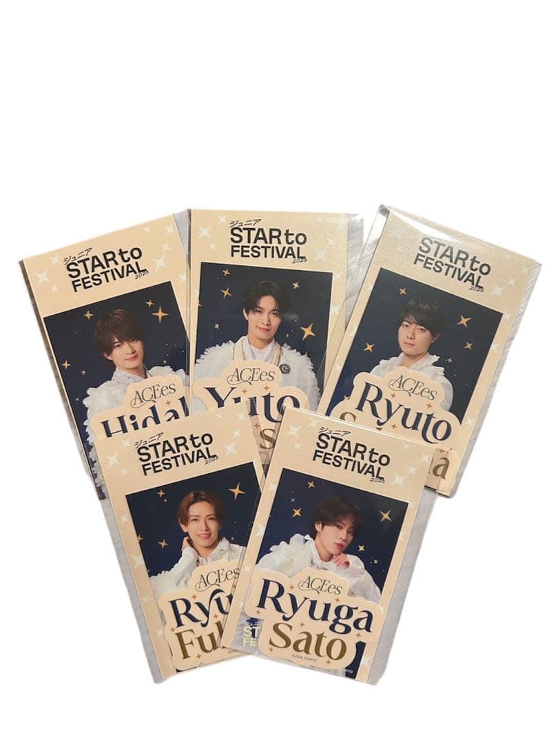 ACEes Tシャツ ペンライトトップ　ステッカーセット