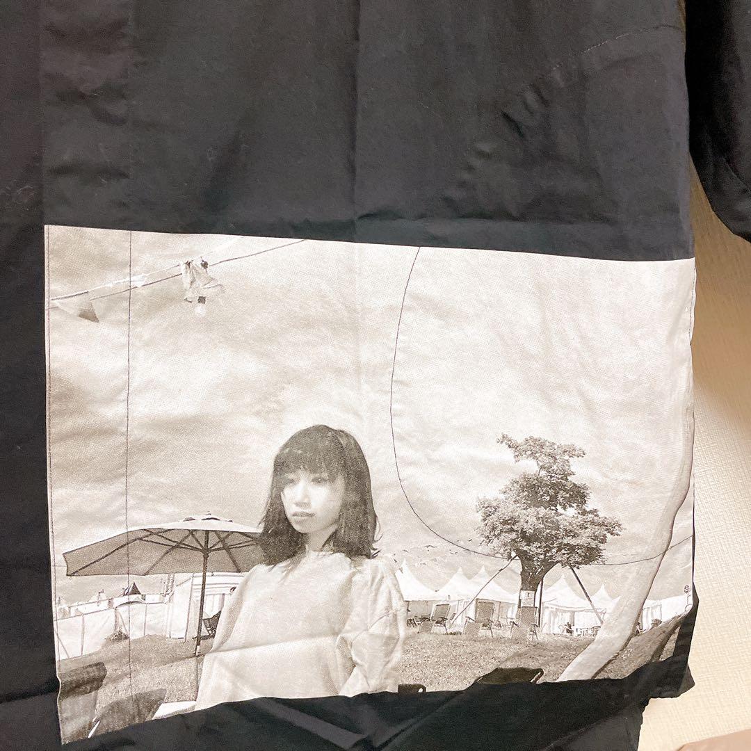 FRAPBOIS ゲスの極み乙女　ちゃんMARI プリント　ロングシャツ