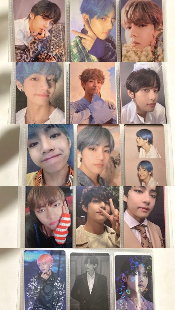 BTS テテ　トレカ　まとめ売り　15枚セット＋Memoriesトレカ1枚