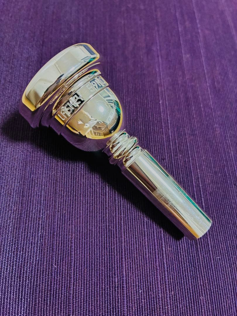 LASKEY ラスキー 59MD トロンボーン マウスピース 銀メッキ仕上げ