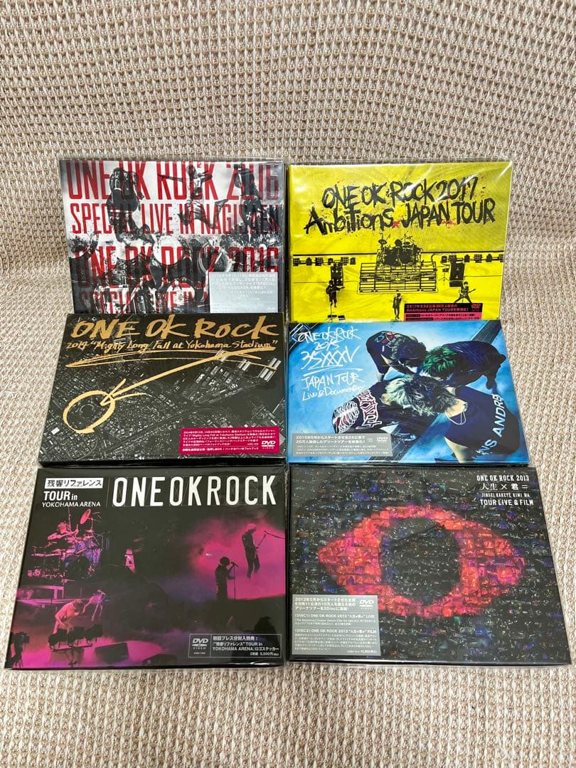 ⭐︎ONE OK ROCKの DVD6枚セット⭐︎