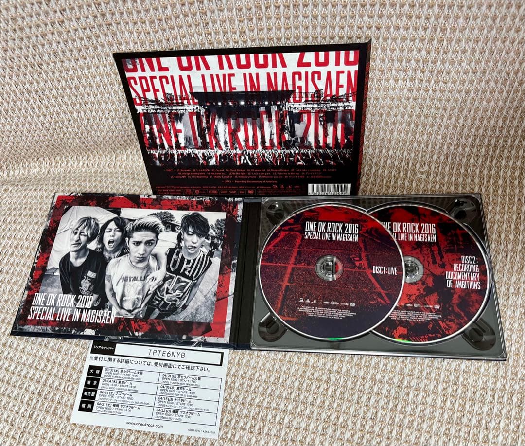 ⭐︎ONE OK ROCKの DVD6枚セット⭐︎