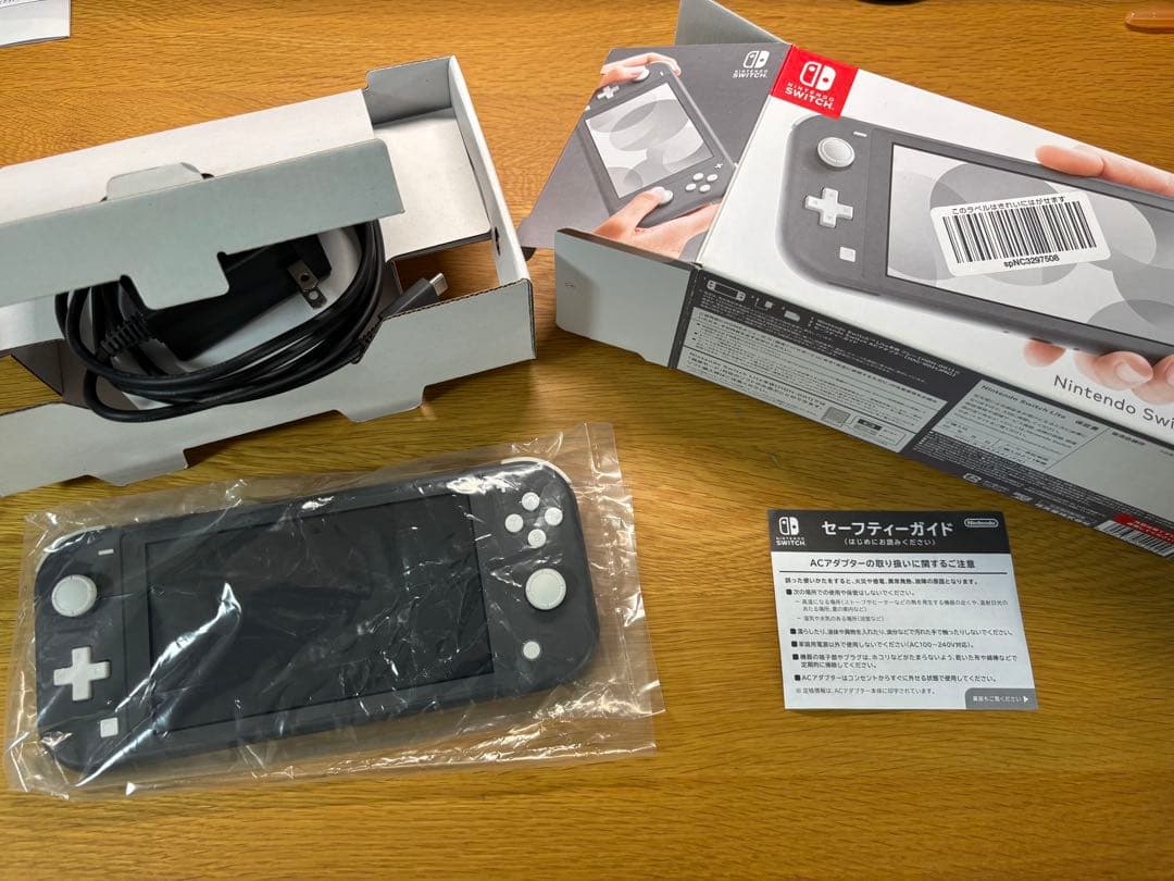 Nintendo Switch Lite グレー　箱付き