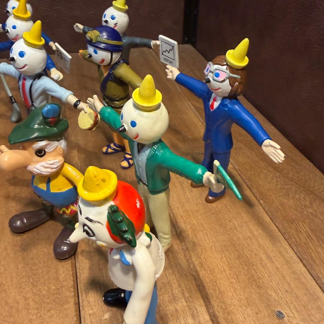 USAヴィンテージミールトイ　ジャックインザボックス　ベンダブルフィギュアセット