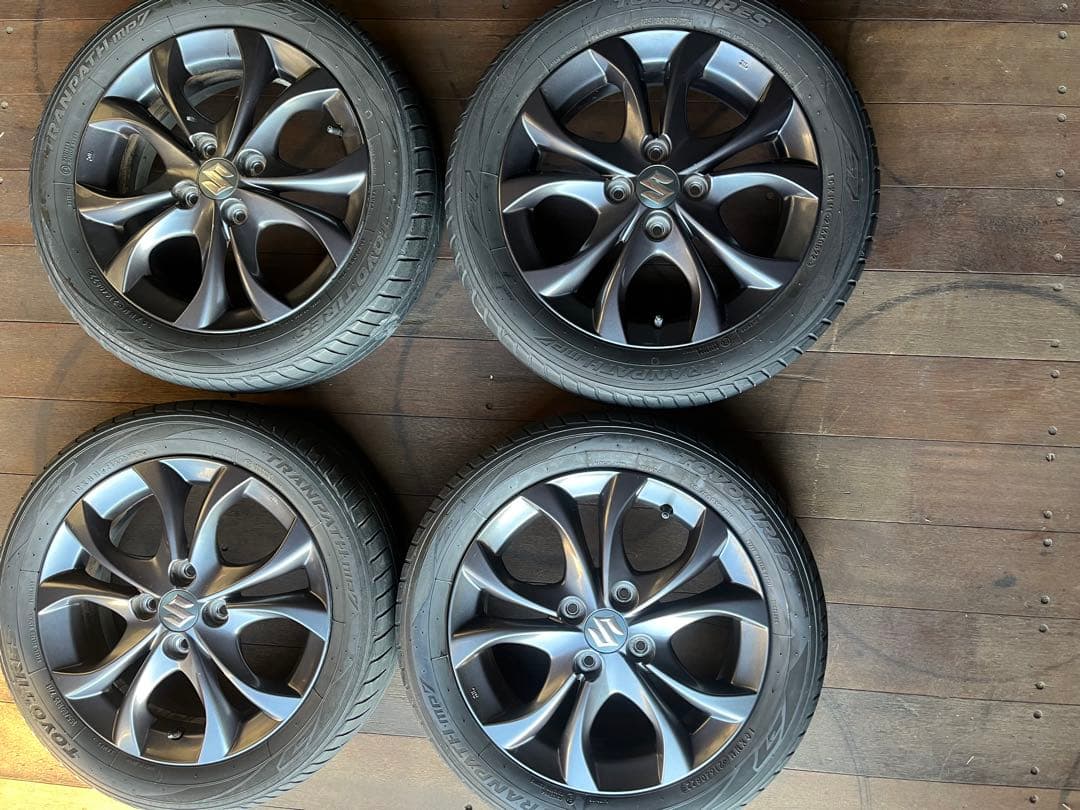 タイヤ付きホイール4本セット　SUZUKI 165/60R15 15✖︎4.5JJ