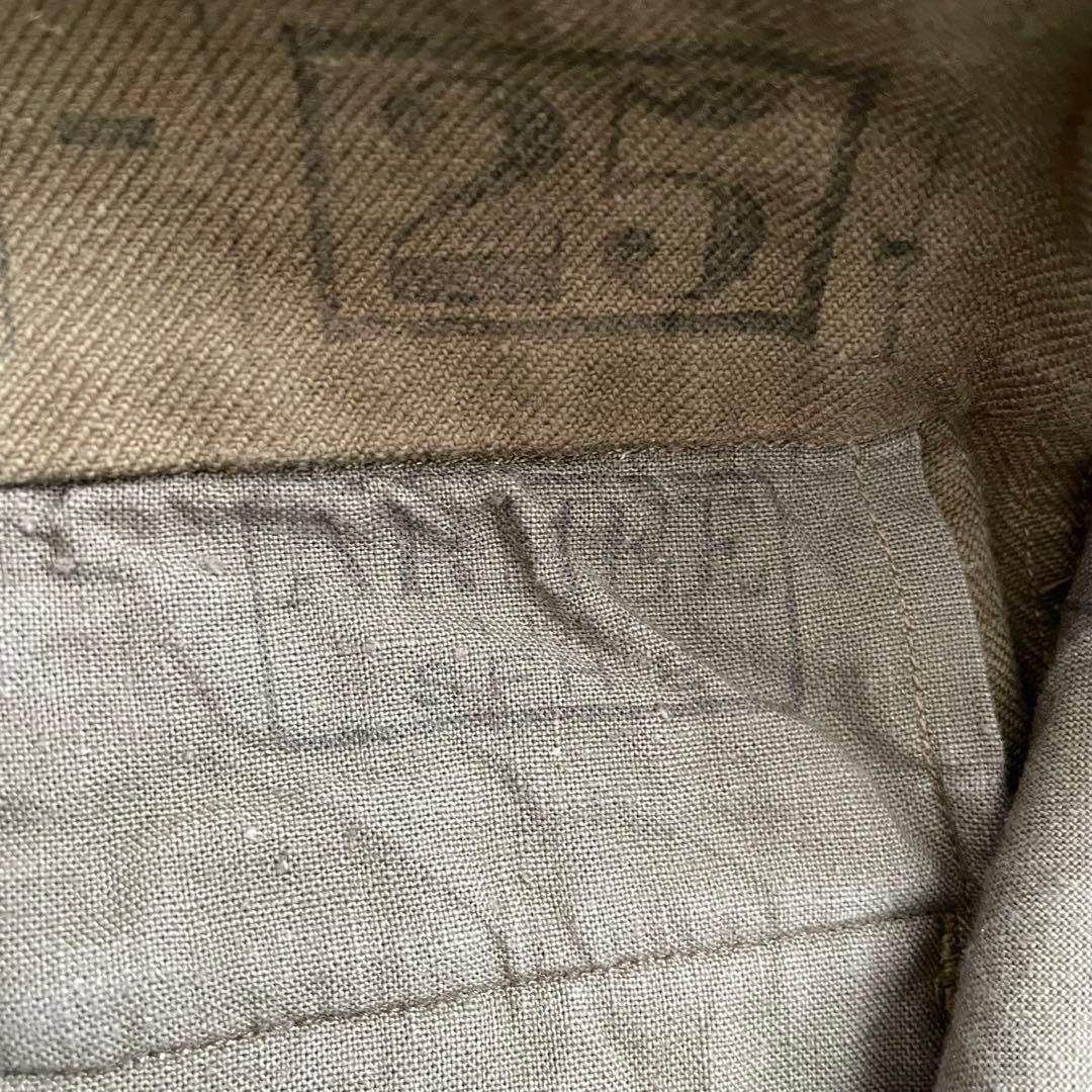 美品 フランス軍 M47 前期 カーゴパンツ 25 トップボタン2つ ミリタリー