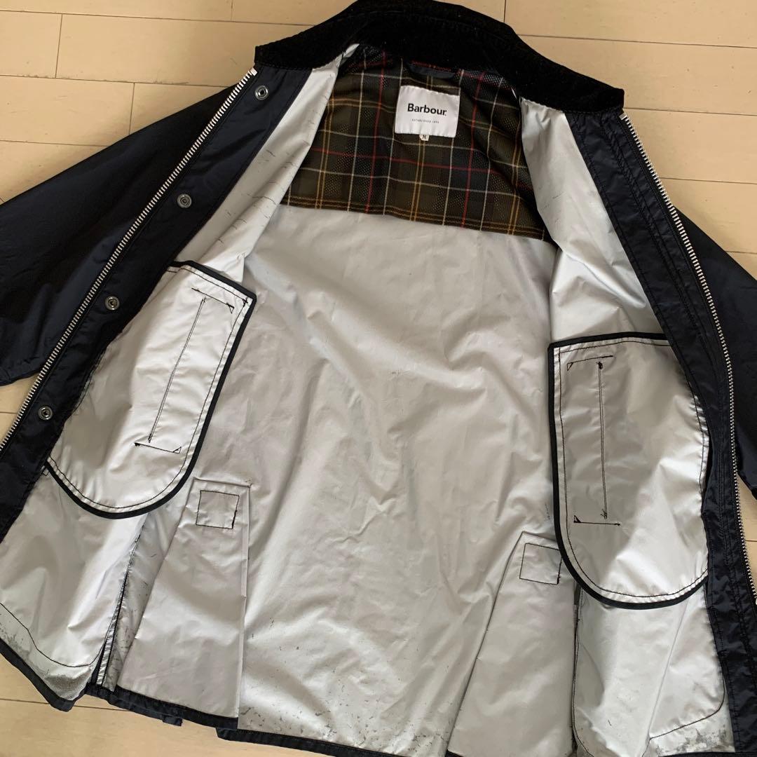 Barbour バブアー BEAMS別注 ビデイル ナイロンジャケット ネイビー
