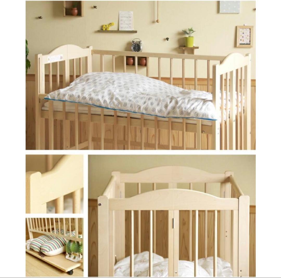 スリーピー木製ベビーベッド✳︎