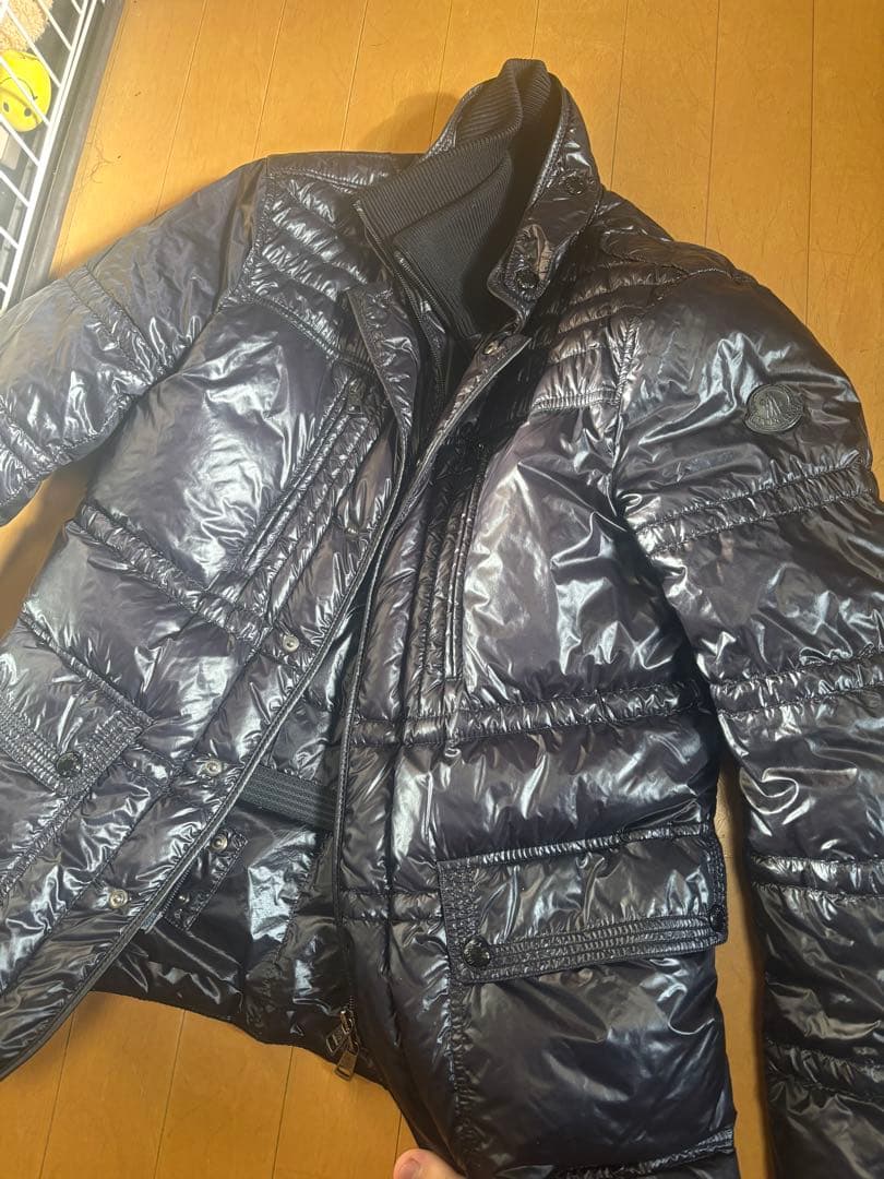 6 MONCLER DUBBO ダウンジャケット XXL 黒 レイヤード風　本物