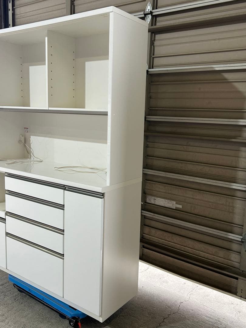 ニトリ キッチンボード ラピス 140 ホワイト 松田家具