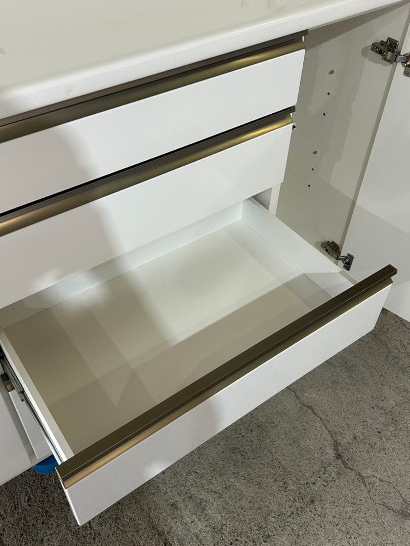 ニトリ キッチンボード ラピス 140 ホワイト 松田家具